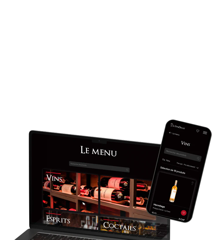 Preview of the La Gouttière website.